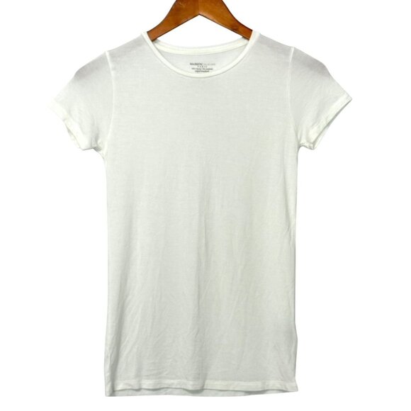 Majestic Filatures Classic Short Sleeve White T-Shirt Top Soft Touch Size 1 / XS - Picture 1 of 8